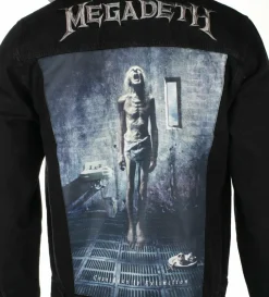 Megadeth - Megadeth x Primitive Countdown Two-Fer Black Denim Jacket