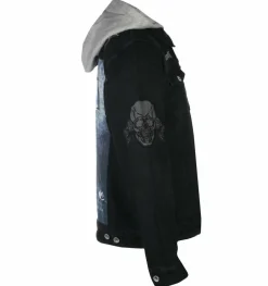 Megadeth - Megadeth x Primitive Countdown Two-Fer Black Denim Jacket