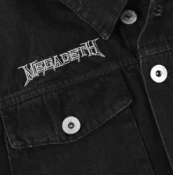 Megadeth - Megadeth x Primitive Countdown Two-Fer Black Denim Jacket