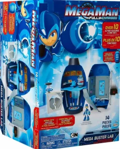 Megaman: Fully Charged - Buster Lab Transforming Playset (14 Pieces)