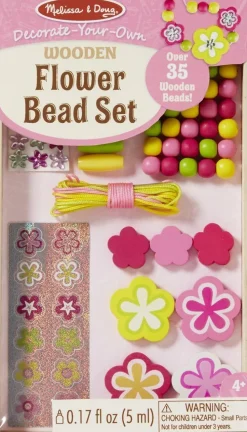 Melissa and Doug - Decorate Your Own Flower Bead Set