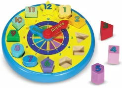 Melissa and Doug - Wooden Shape Sorting Clock