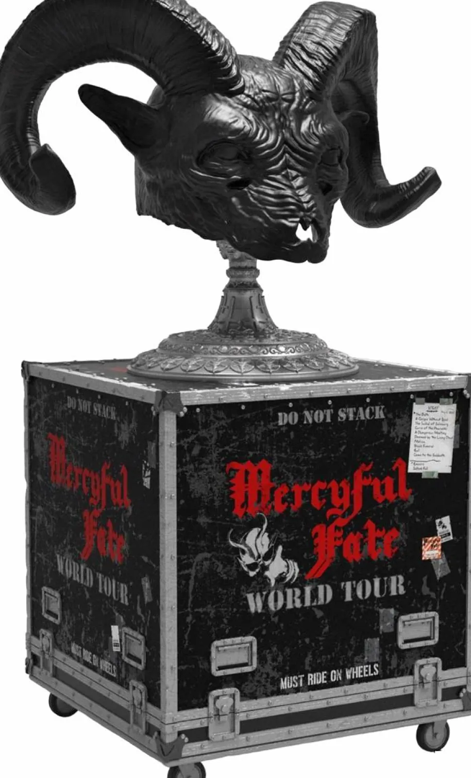 Mercyful Fate - Stage Mask & Road Case Rock Iconz 'On Tour' Series 6" Prop Replica