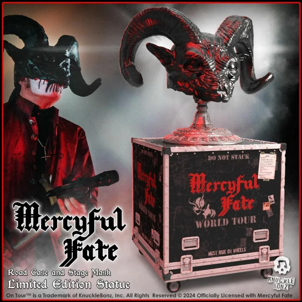 Mercyful Fate - Stage Mask & Road Case Rock Iconz 'On Tour' Series 6" Prop Replica