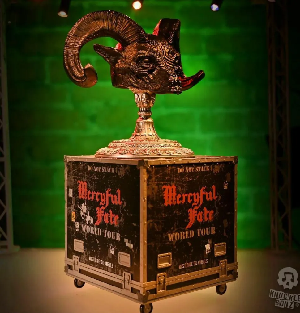 Mercyful Fate - Stage Mask & Road Case Rock Iconz 'On Tour' Series 6" Prop Replica