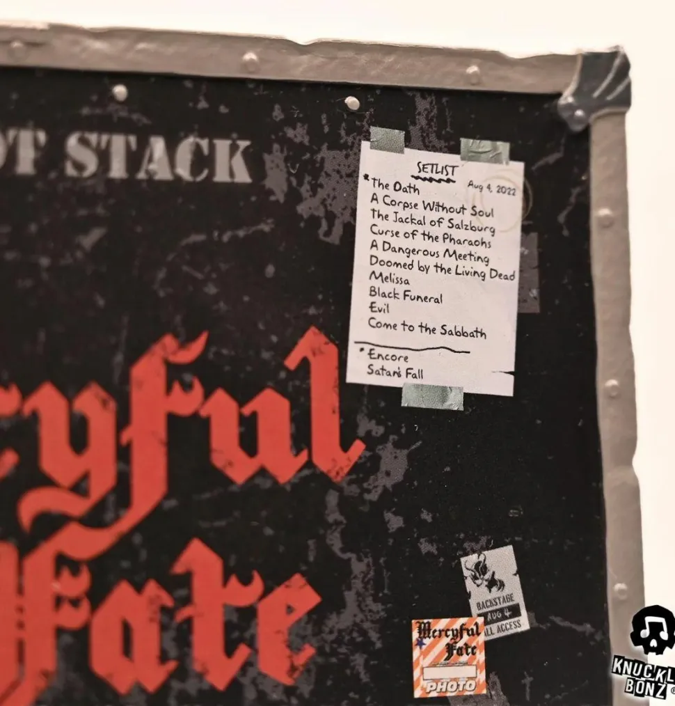 Mercyful Fate - Stage Mask & Road Case Rock Iconz 'On Tour' Series 6" Prop Replica
