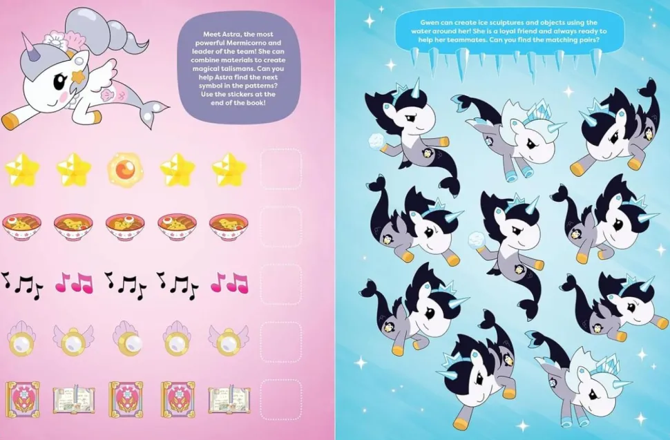 Mermicorno: Starfall - Official Sticker Book Paperback Book