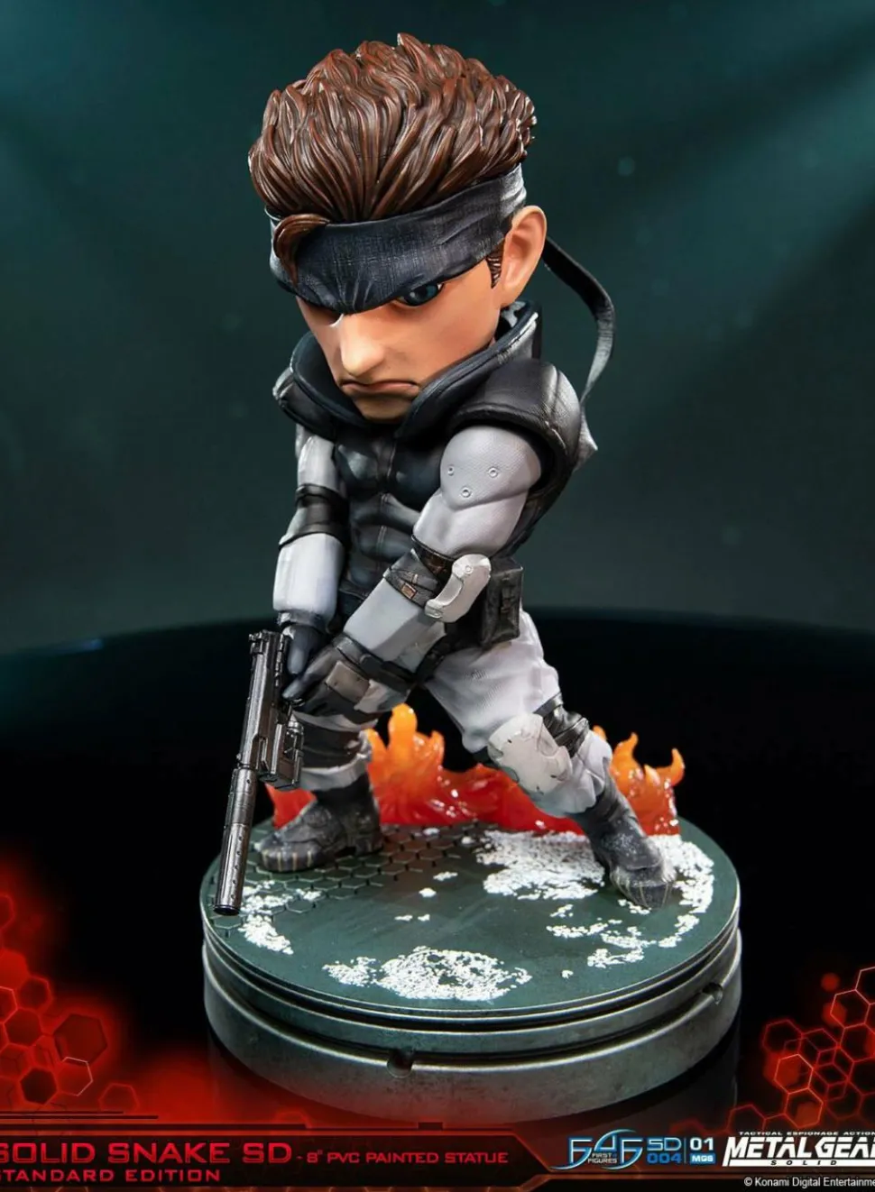 Metal Gear Solid - Solid Snake 8" PVC Statue