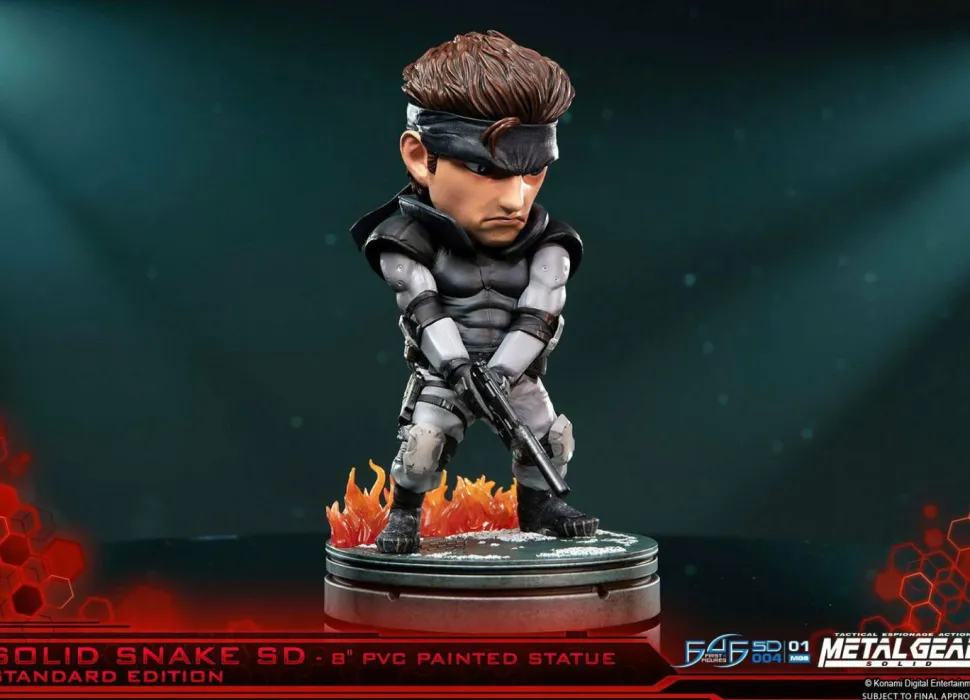 Metal Gear Solid - Solid Snake 8" PVC Statue