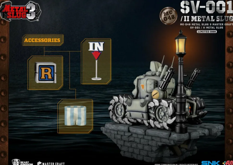 Metal Slug 3 - SV-001/II Metal Slug MC-048 Master Craft 14” Statue