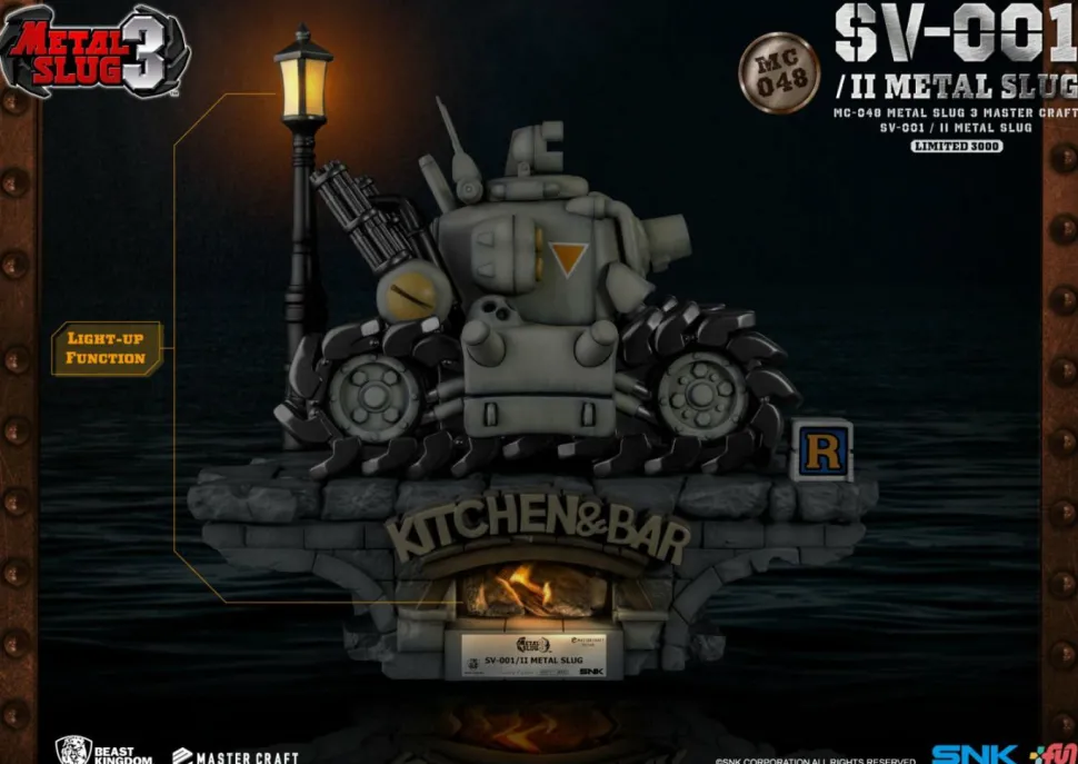 Metal Slug 3 - SV-001/II Metal Slug MC-048 Master Craft 14” Statue