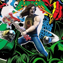 Metallica - Cliff Burton (Superhero Poster) Ultimates! 7" Scale Action Figure (Wave 2)