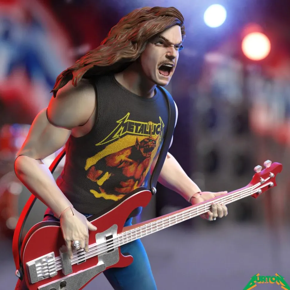 Metallica - Cliff Burton (Superhero Poster) Ultimates! 7" Scale Action Figure (Wave 2)