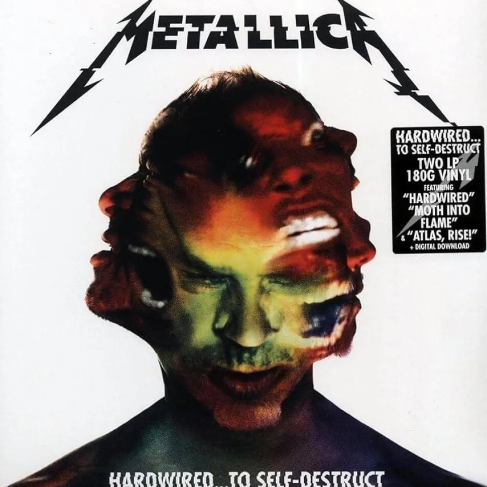 Metallica - Hardwired...To Self-Destruct 2xLP Vinyl Record (Flame Orange Vinyl)