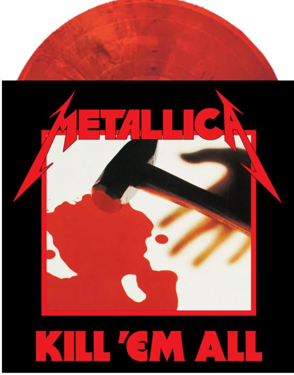 Metallica - Kill 'Em All LP Vinyl Record (Jump in the Fire Engine Red Coloured Vinyl)