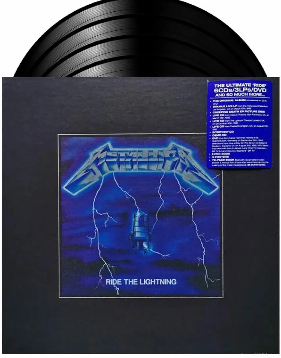 Metallica - Ride the Lightning Deluxe 6CD / DVD / 4xLP Vinyl Record Box Set