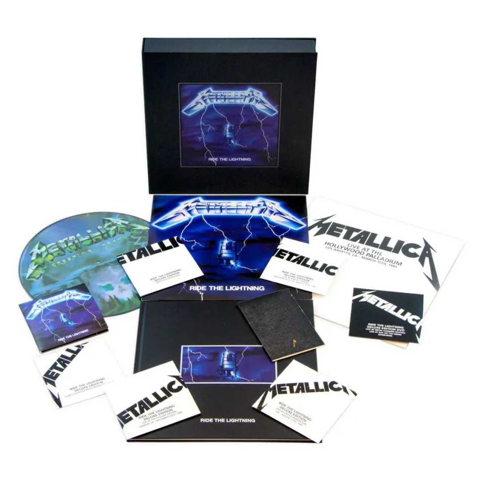 Metallica - Ride the Lightning Deluxe 6CD / DVD / 4xLP Vinyl Record Box Set