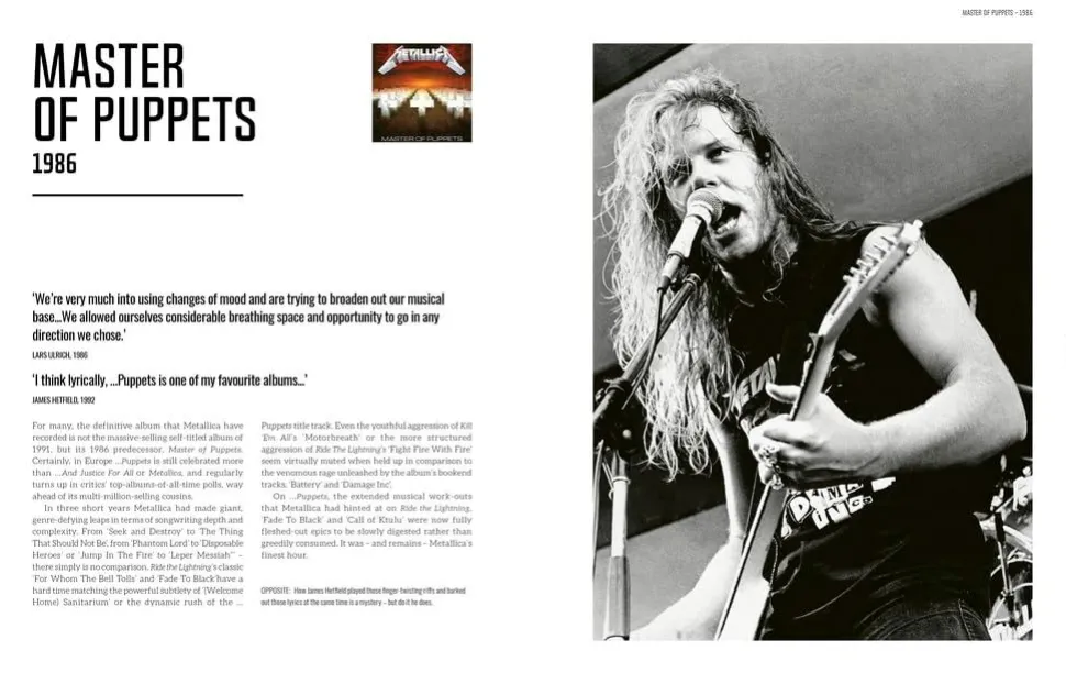 Metallica - The Stories Behind the Songs Hardcover Book