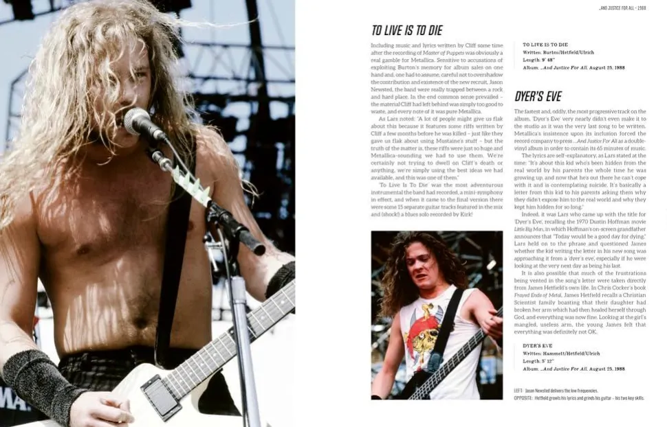 Metallica - The Stories Behind the Songs Hardcover Book