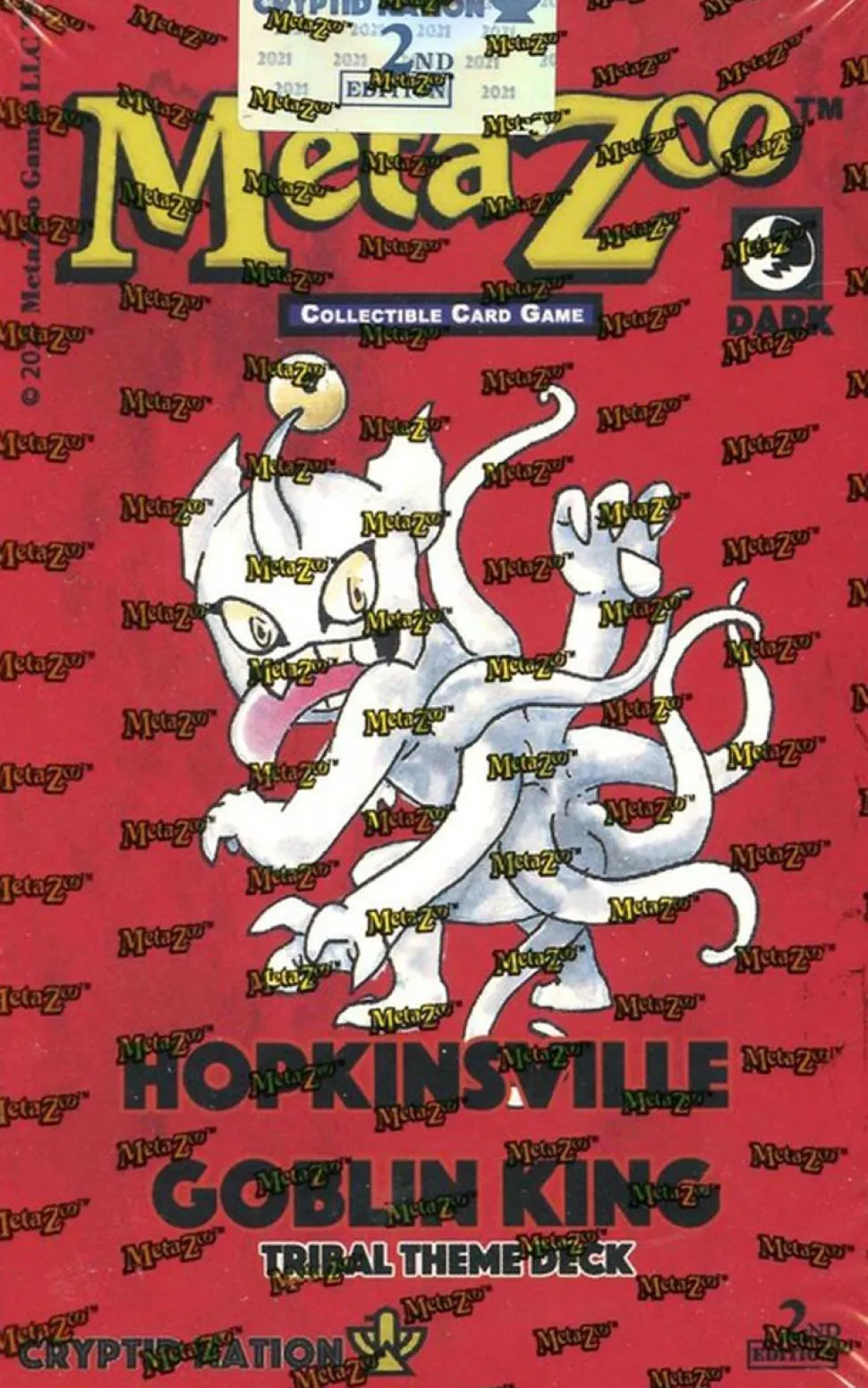 MetaZoo - Cryptid Nation Card Game 2nd Edition Hopkinsville Goblin King Theme Deck