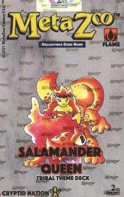 MetaZoo - Cryptid Nation Card Game 2nd Edition Salamander Queen Theme Deck