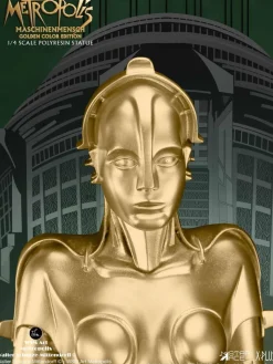 Metropolis (1927) - Maschinenmensch (Gold Version) 1/4th Scale Statue