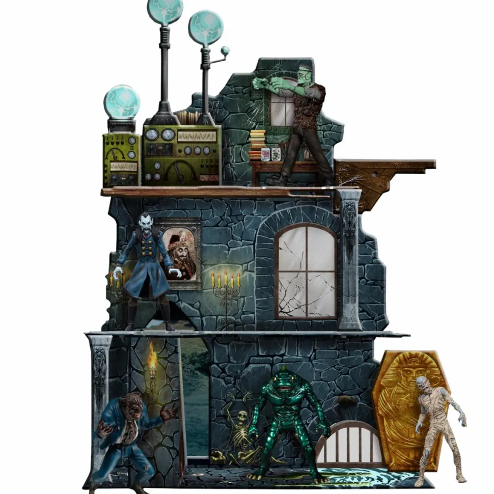 Mezco’s Monsters - Tower of Fear Deluxe 5-Points 3.75” Action Figure 5-Pack