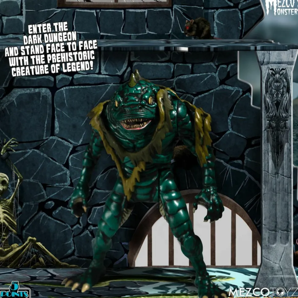 Mezco’s Monsters - Tower of Fear Deluxe 5-Points 3.75” Action Figure 5-Pack
