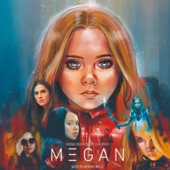 M3GAN - Original Motion Picture Soundtrack by Anthony Willis 2xLP Vinyl Record (Pink, Blue and White Swirl Vinyl)