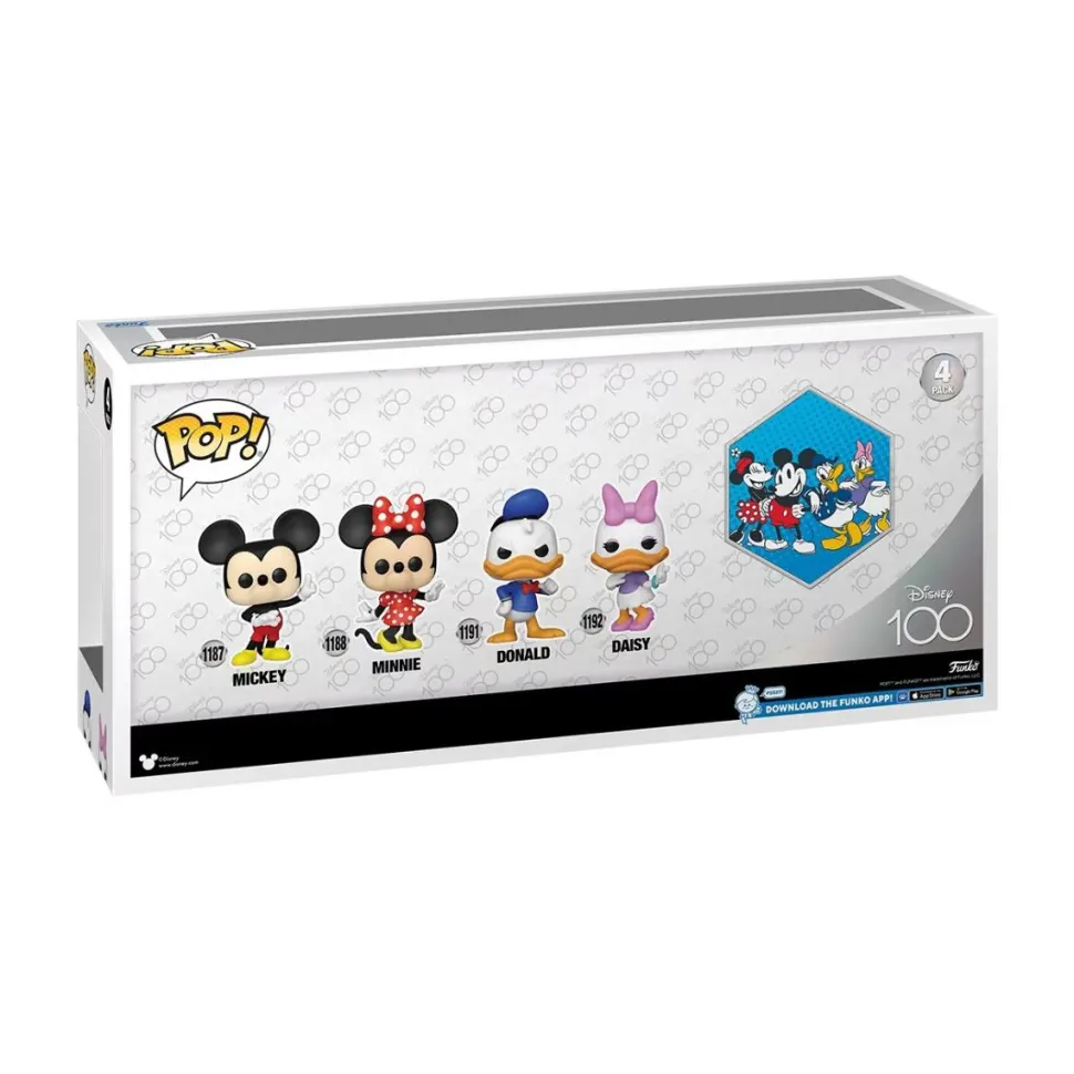 Mickey and Friends - Mickey, Minnie, Donald & Daisy Pop! Vinyl Figure 4-Pack