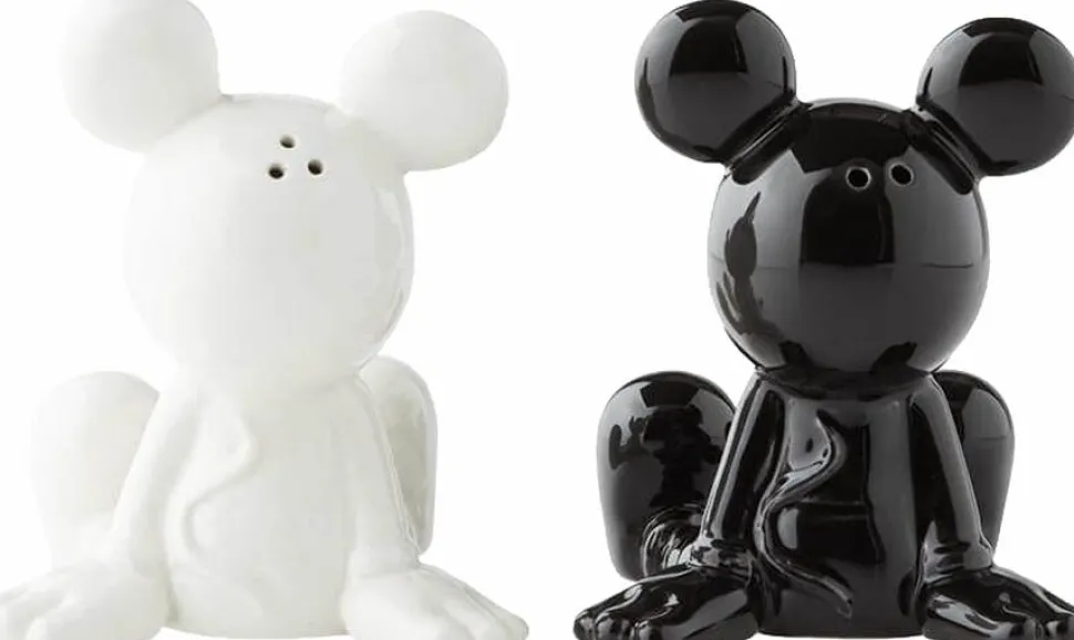 Mickey Mouse - Black & White Mickey Mouse Salt & Pepper Shaker 2-Pack