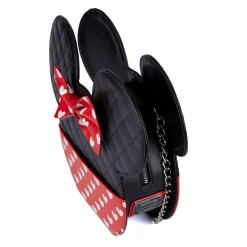 Mickey Mouse - Mickey & Minnie Mouse Valentines 12” Faux Leather Reversible Crossbody Bag