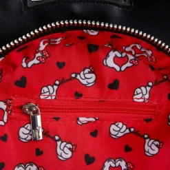 Mickey Mouse - Mickey & Minnie Mouse Valentines 12” Faux Leather Reversible Crossbody Bag