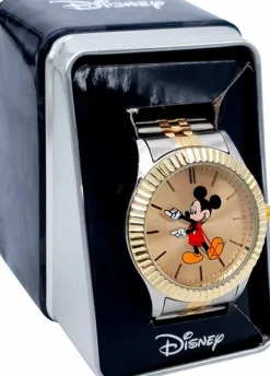 Mickey Mouse - Mickey Mouse Two-Tone Stainless Steel Watch (One Size)