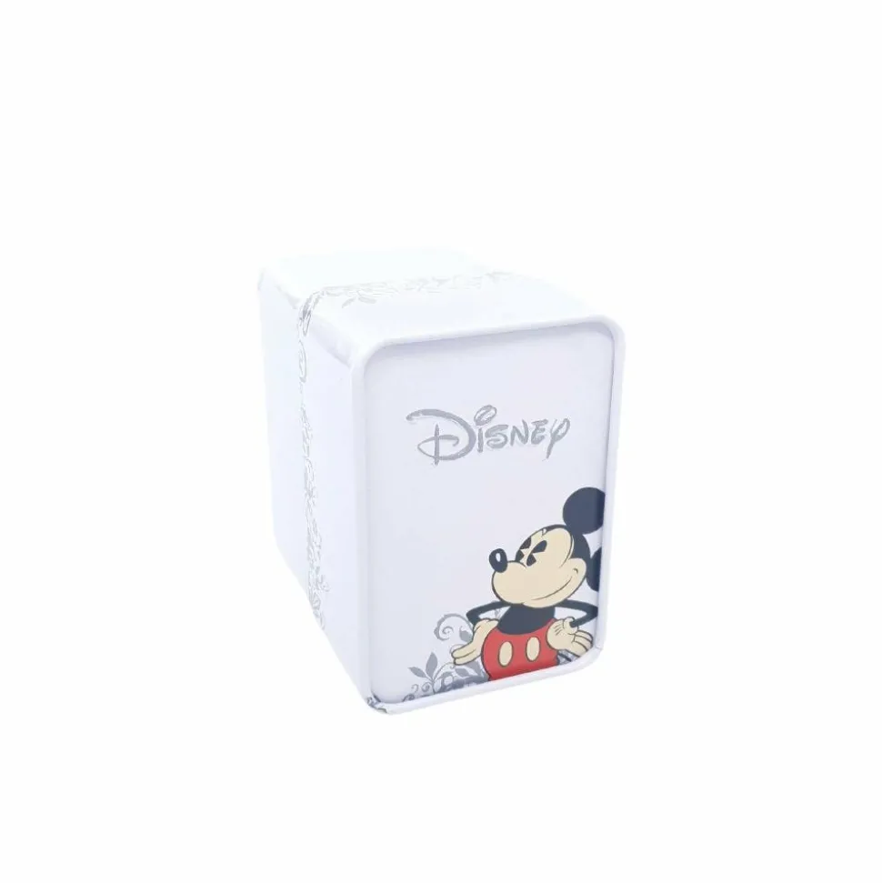 Mickey Mouse - Mickey Mouse Gold Tone Brown Faux Leather Band Watch (One Size)