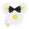 Mickey Mouse - Minnie Mouse Daisies 12” Faux Leather Crossbody Bag