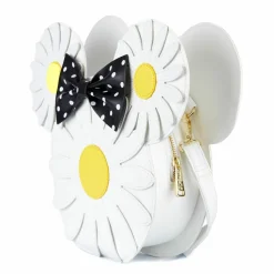 Mickey Mouse - Minnie Mouse Daisies 12” Faux Leather Crossbody Bag