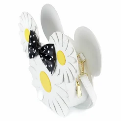 Mickey Mouse - Minnie Mouse Daisies 12” Faux Leather Crossbody Bag