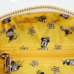 Mickey Mouse - Minnie Mouse Daisies 12” Faux Leather Crossbody Bag
