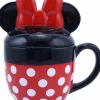 Mickey Mouse - Minnie Mouse Disney Gifts Shaped Lid Ceramic Mug