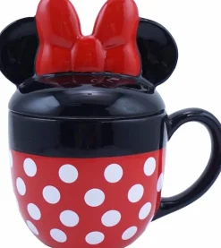 Mickey Mouse - Minnie Mouse Disney Gifts Shaped Lid Ceramic Mug