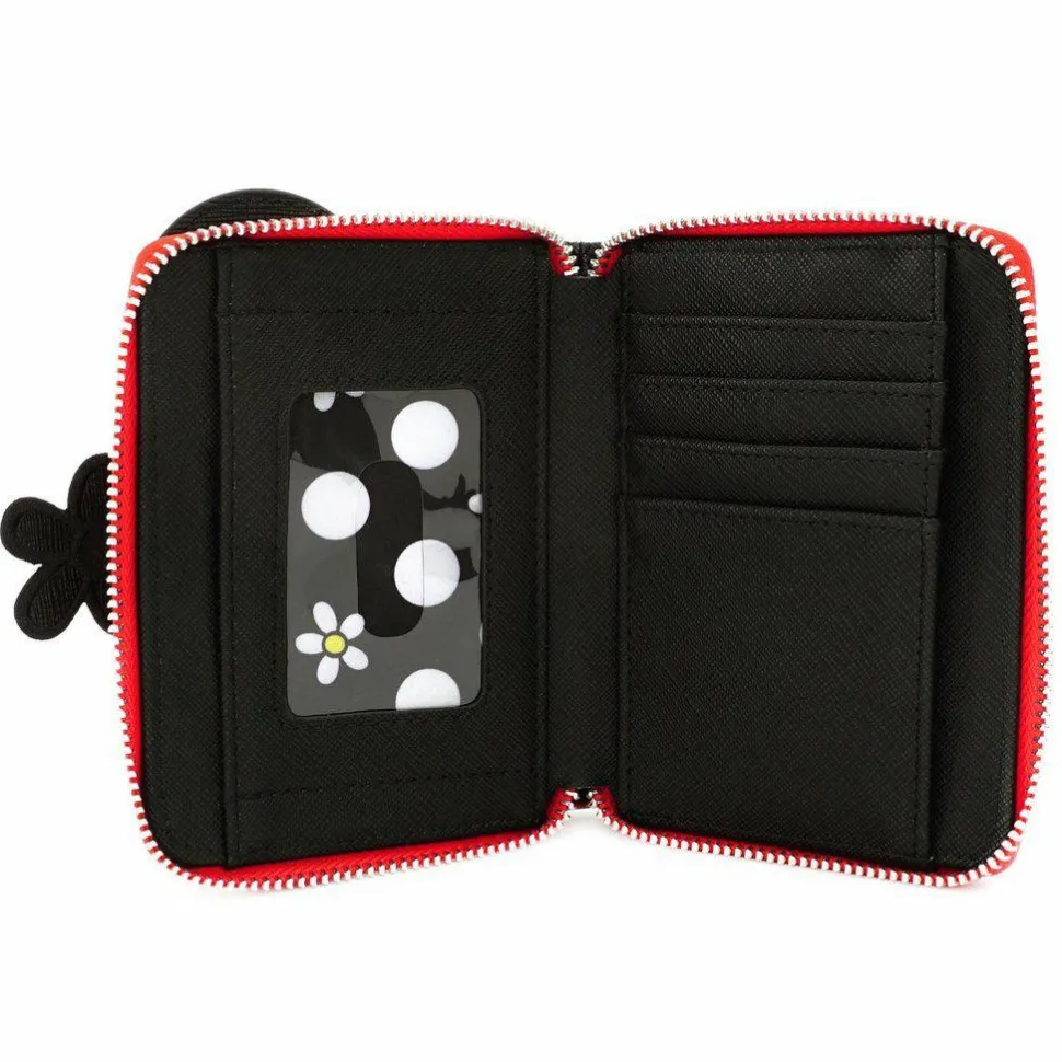 Mickey Mouse - Positively Minnie Polka Dot 5” Faux Leather Zip-Around Wallet