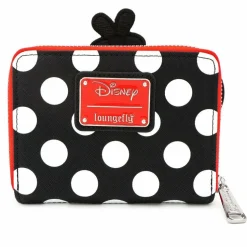 Mickey Mouse - Positively Minnie Polka Dot 5” Faux Leather Zip-Around Wallet
