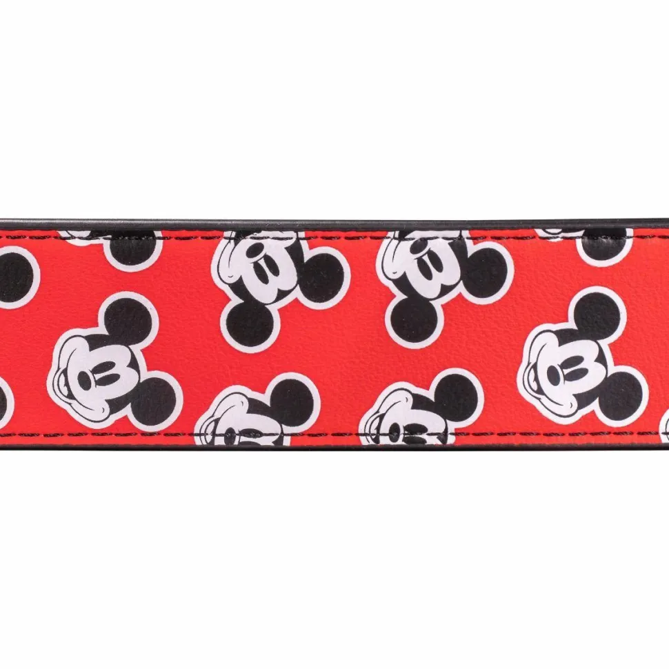 Mickey Mouse - Reversible Mickey Print Faux Leather Bag Strap