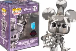 Mickey Mouse - Steamboat Willie Artist Series Pop! Vinyl Figure with Pop! Protector