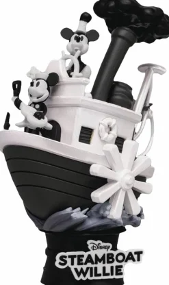 Mickey Mouse - Steamboat Willie D-Stage Exclusive Version 6" Diorama Statue