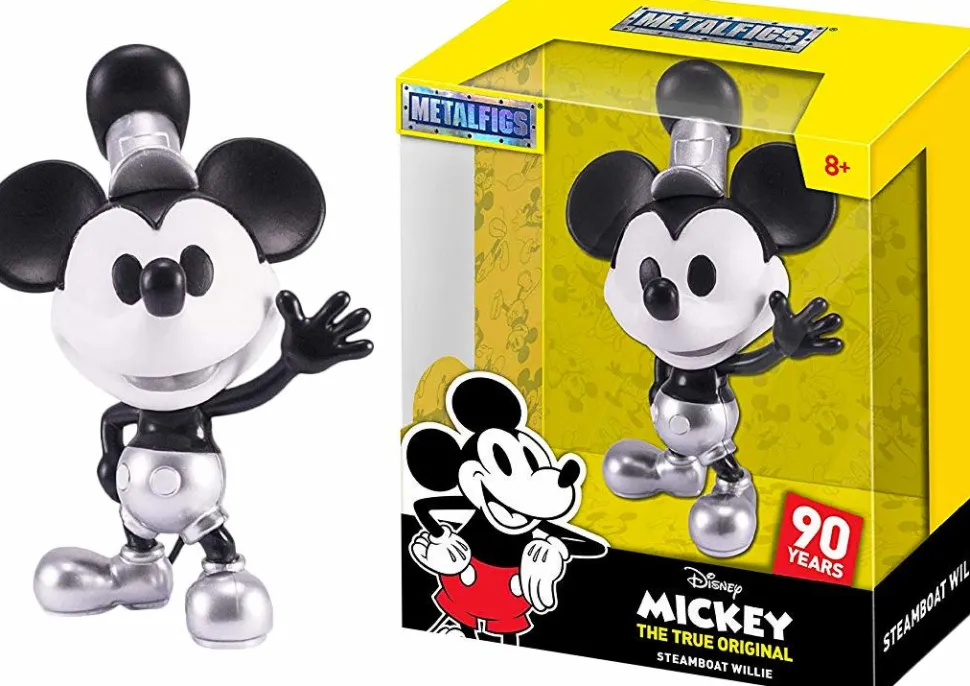 Mickey Mouse - Steamboat Willie Metalfigs 4" Die-Cast Figure