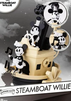 Mickey Mouse - Steamboat Willie D-Stage 6” Statue
