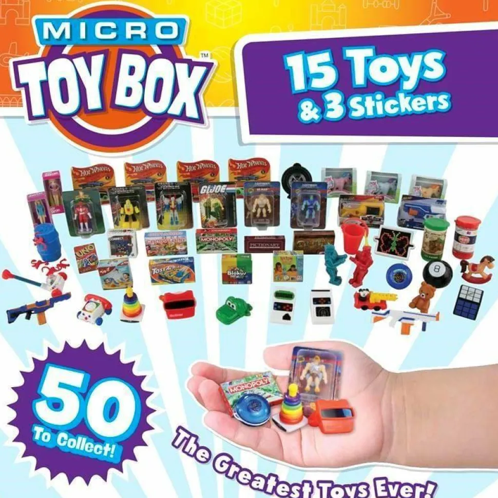 Micro Toy Box - Miniature Collectibles Series 1 (15 Pieces)