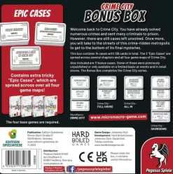 MicroMacro Crime City - Bonus Box Board Game Expansion